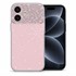 Microsonic Apple iPhone 16 Kılıf ShineGlam Luxe Rose 1