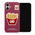 Microsonic Apple iPhone 17 Kılıf Stitched Puppy Plush French Fries 1