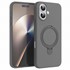 Microsonic Apple iPhone 16 Kılıf Aura Stant MagSafe Gri 1