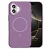 Microsonic Apple iPhone 16 Plus Kılıf MagLeather Pro Lila 1