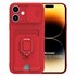 Microsonic Apple iPhone 16 Kılıf Multifunction Silicone Kırmızı 1