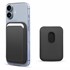 Microsonic Apple iPhone 16 Leather Wallet MagSafe Siyah 1