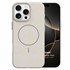 Microsonic Apple iPhone 16 Pro Kılıf MagLeather Pro Bej 2