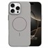 Microsonic Apple iPhone 16 Pro Kılıf MagLeather Pro Gri 2