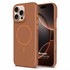 Microsonic Apple iPhone 16 Pro Kılıf MagLeather Pro Kahverengi 1