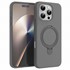 Microsonic Apple iPhone 16 Pro Kılıf Aura Stant MagSafe Gri 1