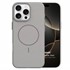 Microsonic Apple iPhone 16 Pro Max Kılıf MagLeather Pro Gri 2