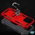 Microsonic Apple iPhone 16 Pro Max Kılıf Military Ring Holder Lacivert 6