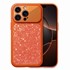 Microsonic Apple iPhone 16 Pro Max Kılıf Ruby Sparkle Turuncu 1