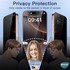 Microsonic Apple iPhone 16 Pro Max Privacy 5D Gizlilik Filtreli Cam Ekran Koruyucu Siyah 2