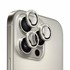 Microsonic Apple iPhone 16 Pro Tekli Diamond Taşlı Kamera Koruma Camı Gold 1