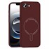 Microsonic Apple iPhone 17e Kılıf AirFit MagSafe Bordo 1