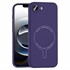 Microsonic Apple iPhone 17e Kılıf AirFit MagSafe Derin Mor 1