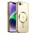 Microsonic Apple iPhone 17e Kılıf MagSafe Luxury Electroplate Gold 1