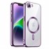 Microsonic Apple iPhone 17e Kılıf MagSafe Luxury Electroplate Lila 1