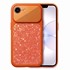 Microsonic Apple iPhone 16e Kılıf Ruby Sparkle Turuncu 1