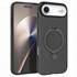 Microsonic Apple iPhone 17 Air Kılıf Aura Stant MagSafe Siyah 1