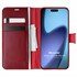 Microsonic Apple iPhone 17 Air Kılıf Delux Leather Wallet Kırmızı 1