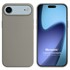 Microsonic Apple iPhone 17 Air Kılıf Liquid Lansman Silikon Gri 1