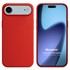 Microsonic Apple iPhone 17 Air Kılıf Liquid Lansman Silikon Kırmızı 1