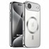 Microsonic Apple iPhone 17 Air Kılıf MagSafe Luxury Electroplate Gümüş 1