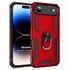 Microsonic Apple iPhone 17 Air Kılıf Military Ring Holder Kırmızı 1