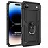 Microsonic Apple iPhone 17 Air Kılıf Military Ring Holder Siyah 1