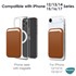 Microsonic Apple iPhone 17 Air Leather Wallet MagSafe Siyah 2
