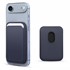 Microsonic Apple iPhone 17 Air Leather Wallet MagSafe Lacivert 1