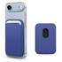 Microsonic Apple iPhone 17 Air Leather Wallet MagSafe Mavi 1