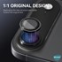 Microsonic Apple iPhone 17 Air Tekli Kamera Lens Koruma Camı Siyah 2