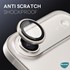 Microsonic Apple iPhone 17 Air Tekli Kamera Lens Koruma Camı Siyah 4