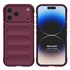 Microsonic Apple iPhone 17 Pro Kılıf Oslo Prime Bordo 1
