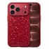 Microsonic Apple iPhone 17 Pro Kılıf Ruby Sparkle Kırmızı 1
