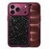 Microsonic Apple iPhone 17 Pro Kılıf Ruby Sparkle Mürdüm 1