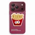 Microsonic Apple iPhone 17 Pro Kılıf Stitched Puppy Plush French Fries 1