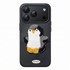 Microsonic Apple iPhone 17 Pro Kılıf Stitched Puppy Plush Siyah Klasik Penguen 1