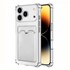 Microsonic Apple iPhone 17 Pro Card Slot Shock Kılıf Şeffaf 1