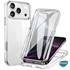 Microsonic Apple iPhone 17 Pro Max Kılıf 6 Tarafı Tam Full Koruma 360 Clear Soft Şeffaf 2
