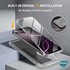 Microsonic Apple iPhone 17 Air Kılıf 6 Tarafı Tam Full Koruma 360 Clear Soft Şeffaf 5