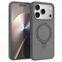 Microsonic Apple iPhone 17 Pro Kılıf Aura Stant MagSafe Gri 1