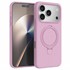 Microsonic Apple iPhone 17 Pro Kılıf Aura Stant MagSafe Pembe 1