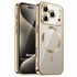 Microsonic Apple iPhone 17 Pro Max Kılıf MagSafe Luxury Electroplate Gold 1