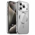 Microsonic Apple iPhone 17 Pro Max Kılıf MagSafe Luxury Electroplate Gümüş 1