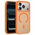 Microsonic Apple iPhone 17 Pro Max Kılıf MagSmoke Neo Turuncu 1