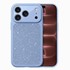 Microsonic Apple iPhone 17 Pro Max Kılıf Ruby Sparkle Mavi 1