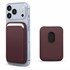Microsonic Apple iPhone 17 Pro Max Leather Wallet MagSafe Mor 1