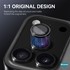 Microsonic Apple iPhone 17 Pro Max Tekli Kamera Lens Koruma Camı Turuncu 2