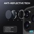 Microsonic Apple iPhone 17 Pro Max Tekli Kamera Lens Koruma Camı Turuncu 4