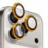 Microsonic Apple iPhone 17 Pro Max Tekli Kamera Lens Koruma Camı Turuncu 1